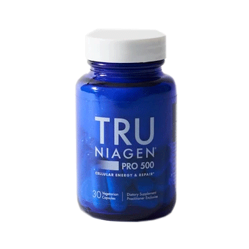 tru-niagen-500 A bottle of tru niagen pro 500