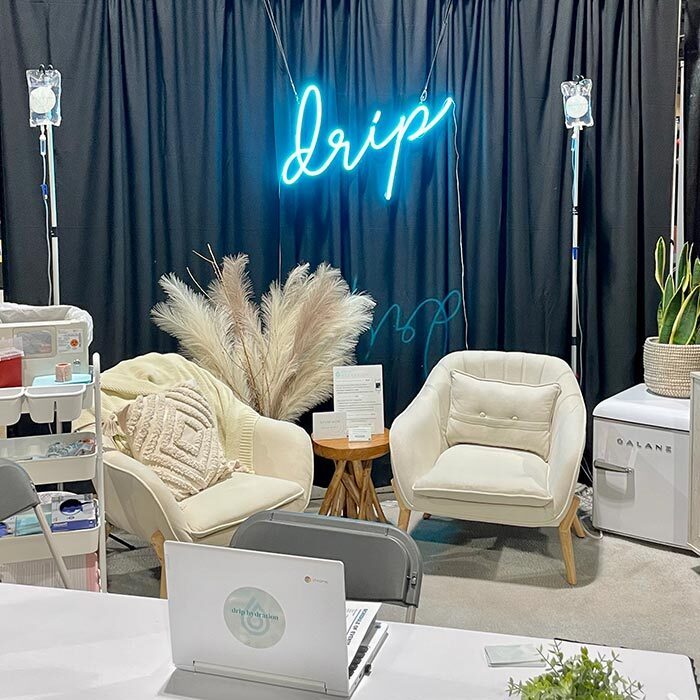 Drip-Hydration-Events-4 drip set up with two chairs